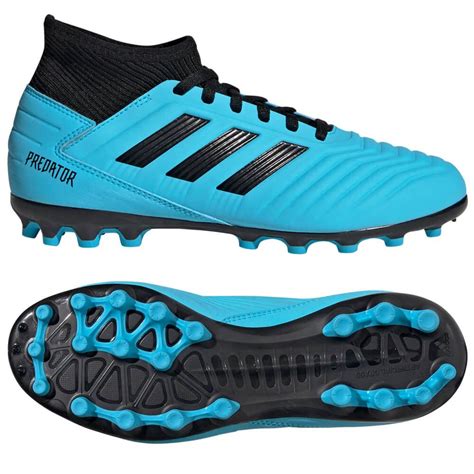 adidas predator 19.3 ag voetbalschoenen kids blauw zwart